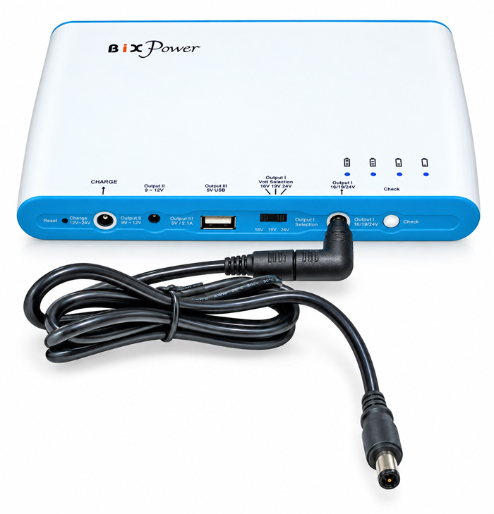 Single BP100 battery with special ResMed AirSense 10 power cable