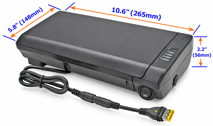 BiXPower BP300 AirSense 11 battery dimensions
