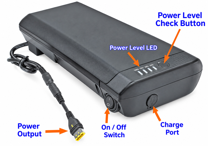 BiXPower BP300 AirSense 11 battery controls and connections