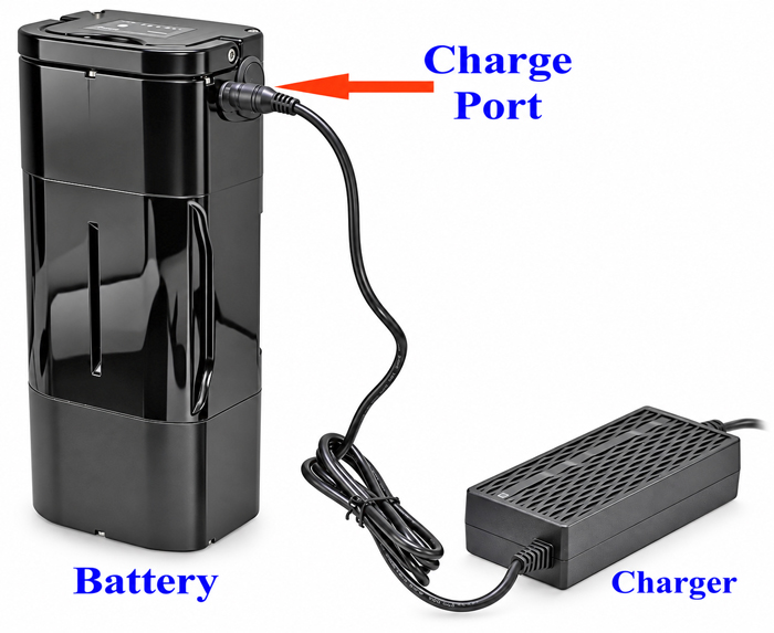 Charging BiXPower BX3699 battery with AC charger