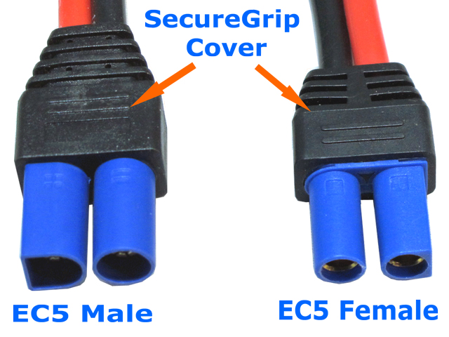 EC5 Female head Connector Silicone Wire With 15cm 12AWG