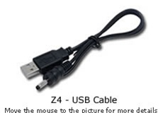 USB A AC to DC 5V 4.0mm/1.7mm Power Supply Jack Adapter Charger Cable CORD 